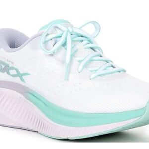 On Running Women's White and Mint Running Shoes